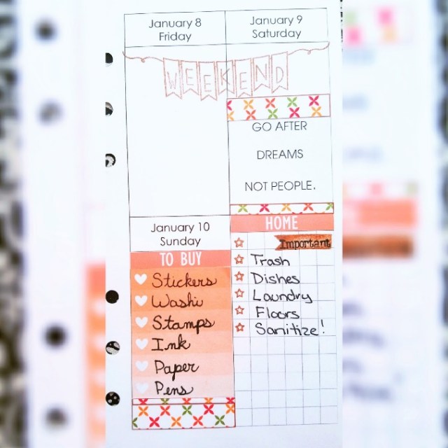 The Planner Page Spread